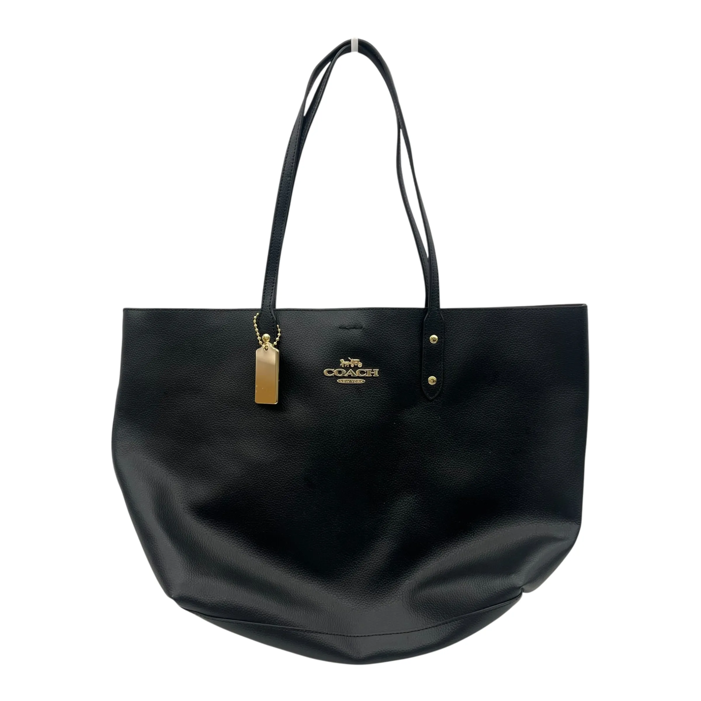 Handbag Designer By Coach In Black, Size:Large