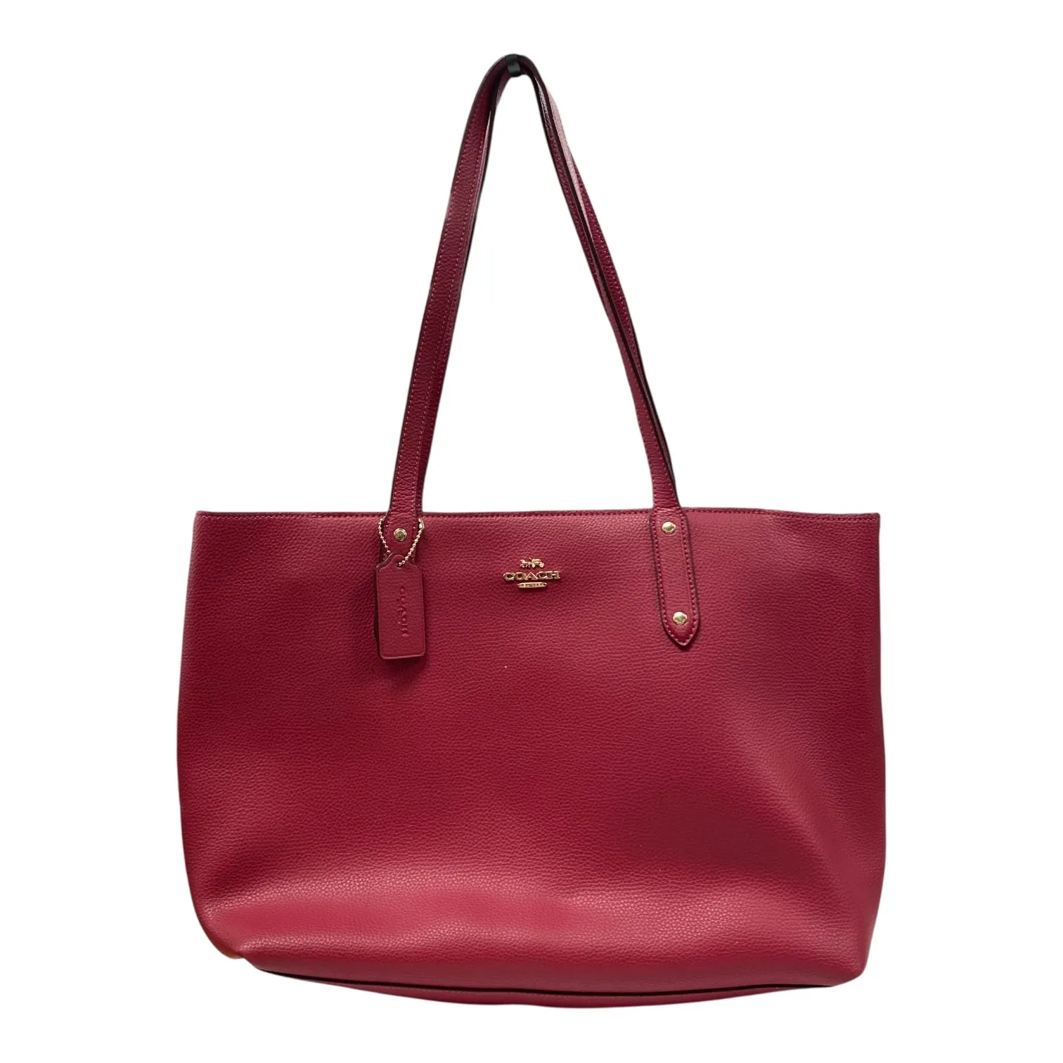 Handbag Designer By Coach In Pink, Size:Medium