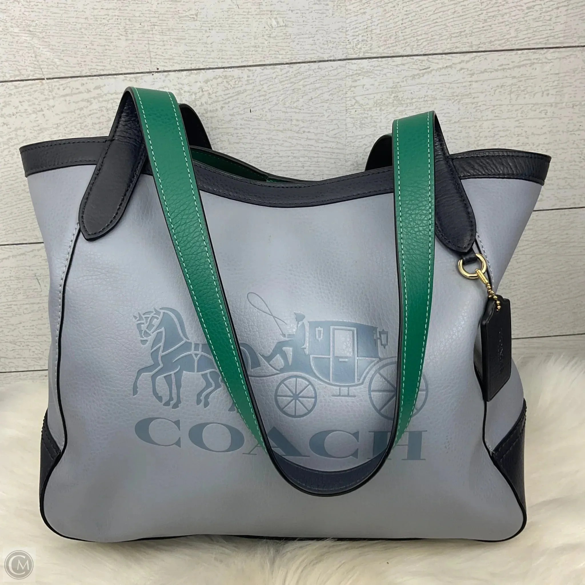 Handbag Designer By Coach, Size: Large