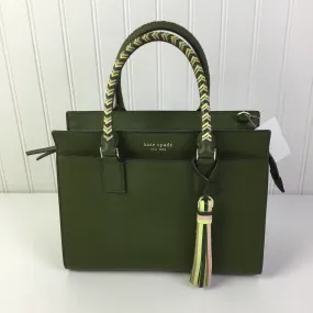 Handbag Designer By Kate Spade In Green, Size:Medium