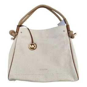 Handbag Designer By Michael Kors In Beige, Size:Large