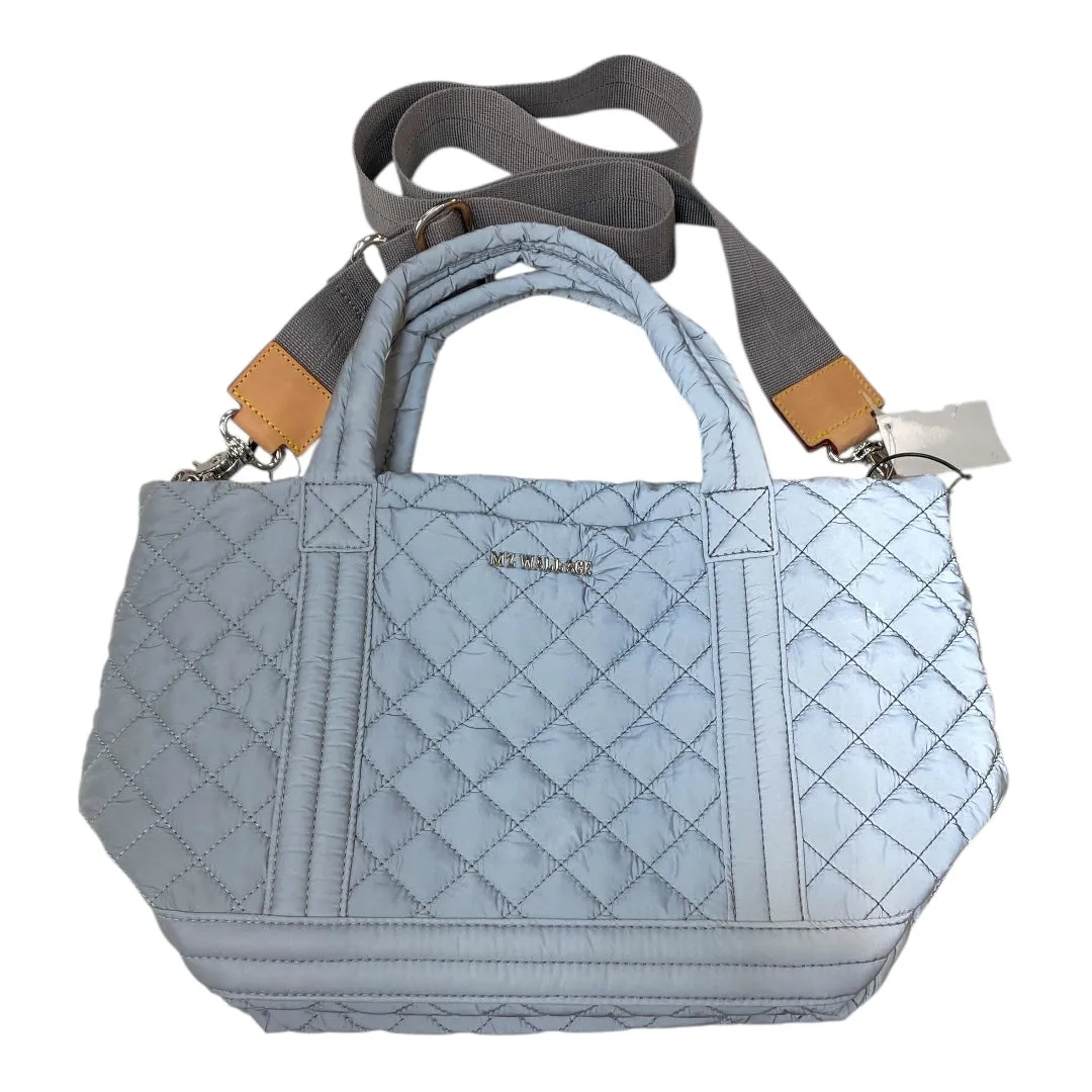 Handbag Designer By Mz Wallace In Silver, Size:Medium