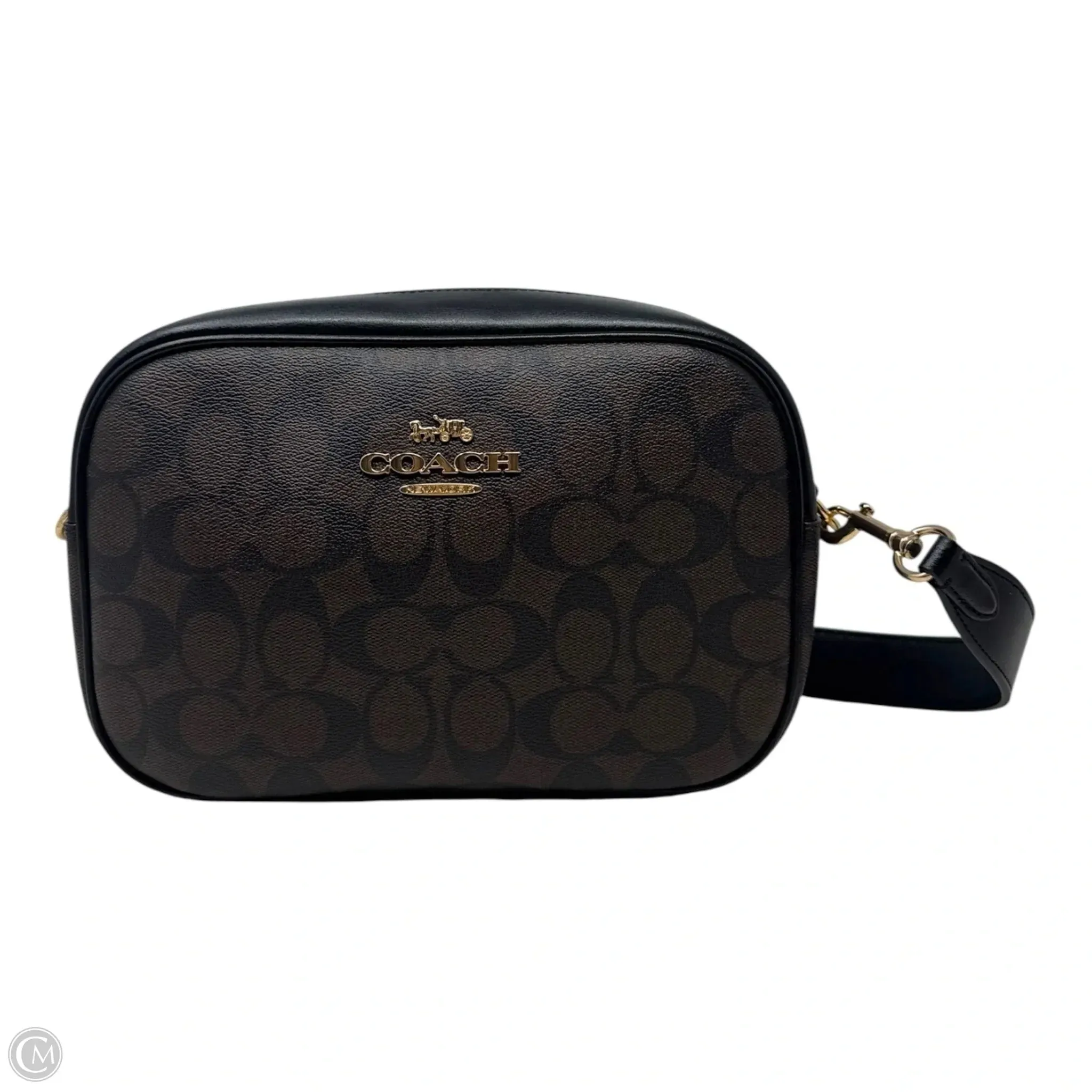 Jamie Camera Bag In Signature Canvas Designer By Coach, Size: Medium