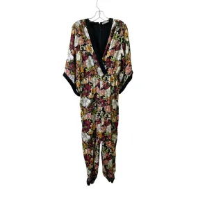 Jumpsuit Designer By Alice   Olivia In Floral Print, Size:S