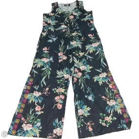 Jumpsuit Designer By Johnny Was In Floral Print, Size: S