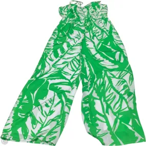 Jumpsuit Designer By Lilly Pulitzer In Green & White, Size: L
