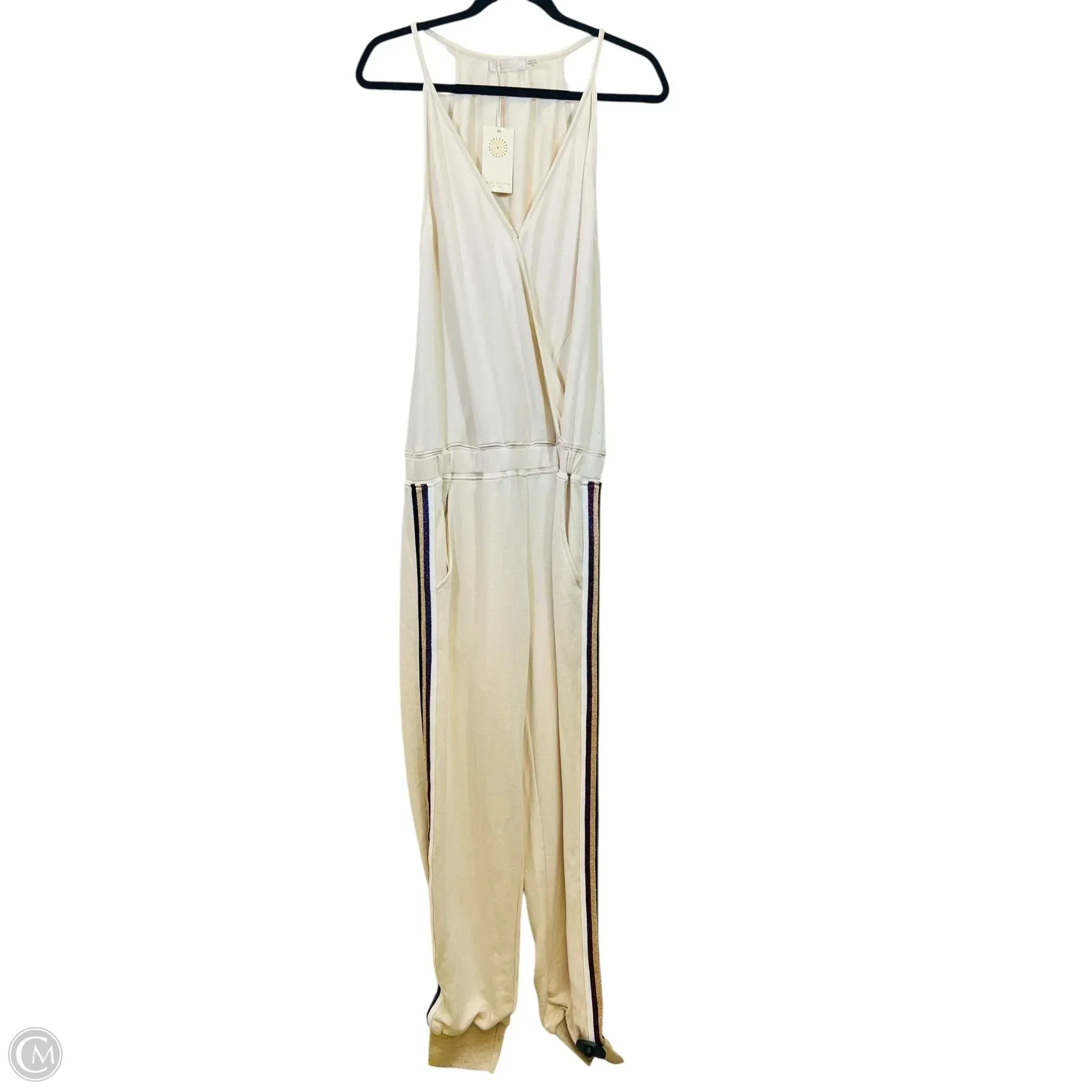 Jumpsuit Designer By Ramy Brook In Cream, Size: M