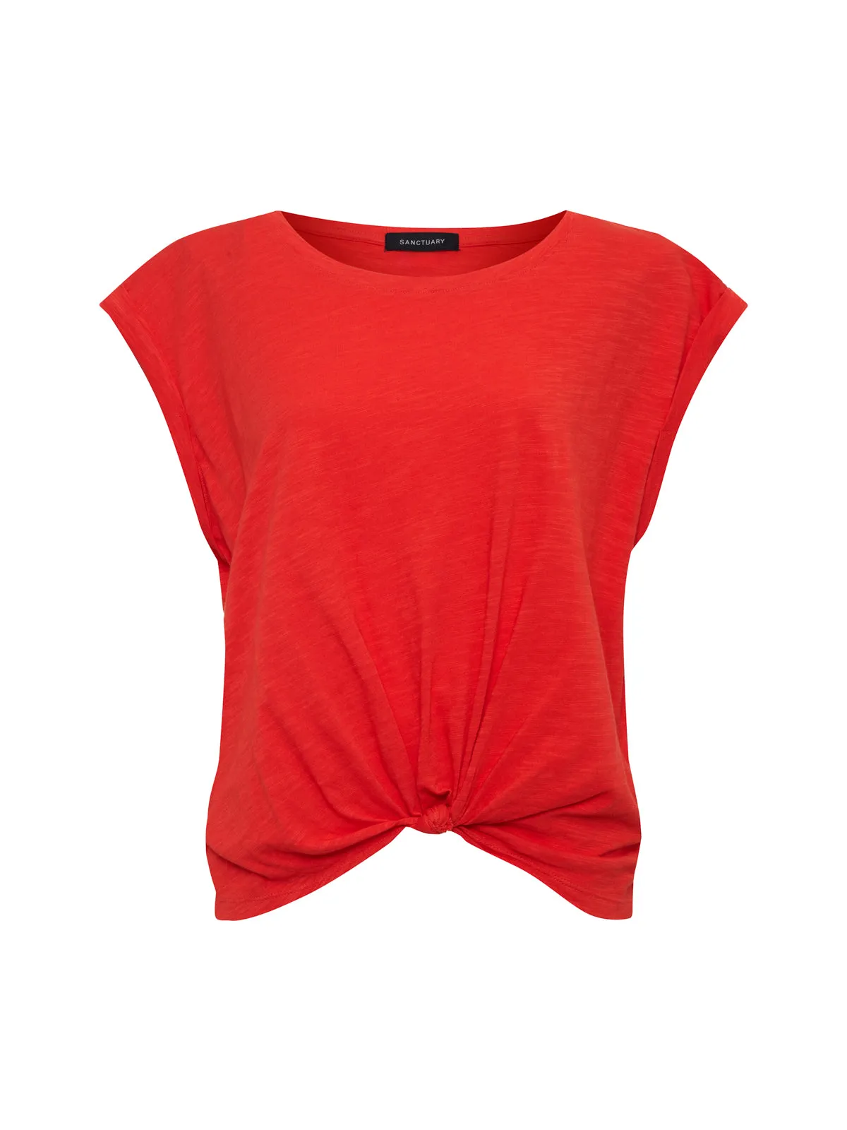 Knotted Muscle Tee Cayenne