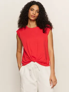 Knotted Muscle Tee Cayenne
