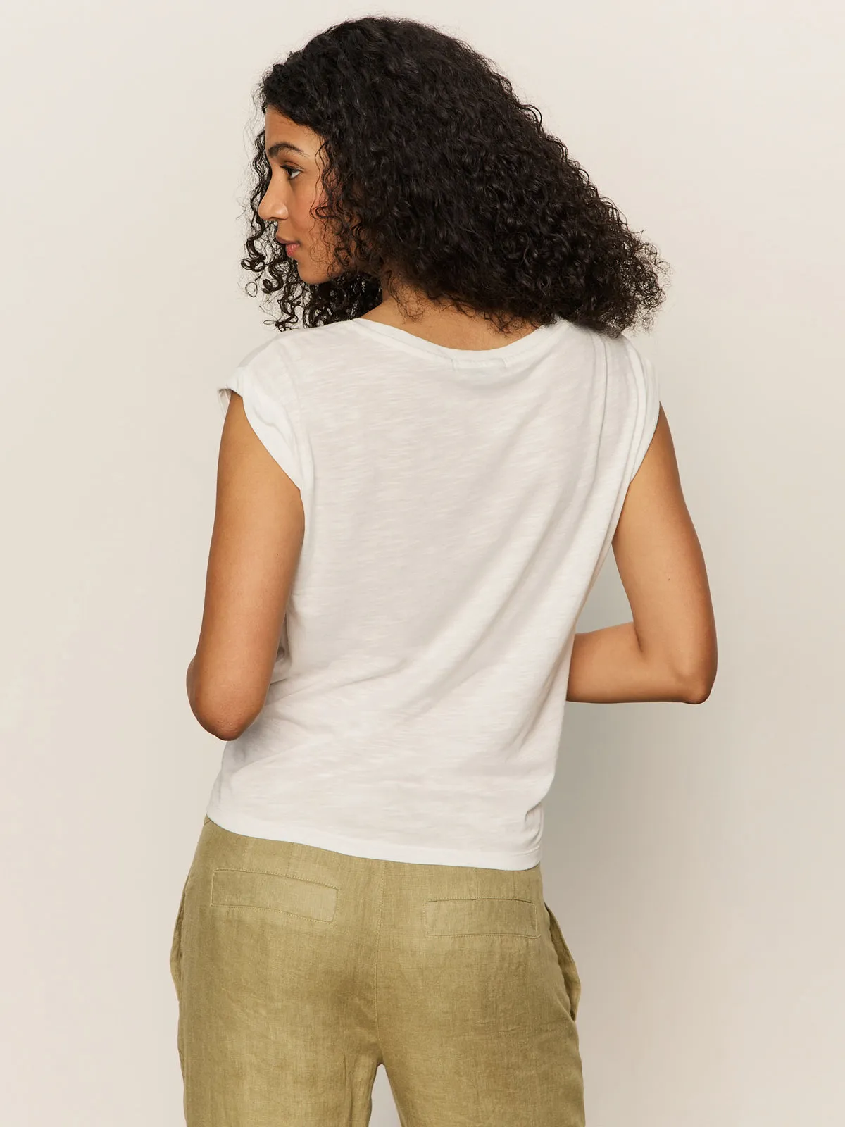 Knotted Muscle Tee White
