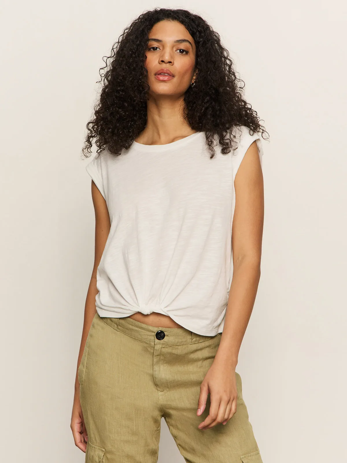 Knotted Muscle Tee White