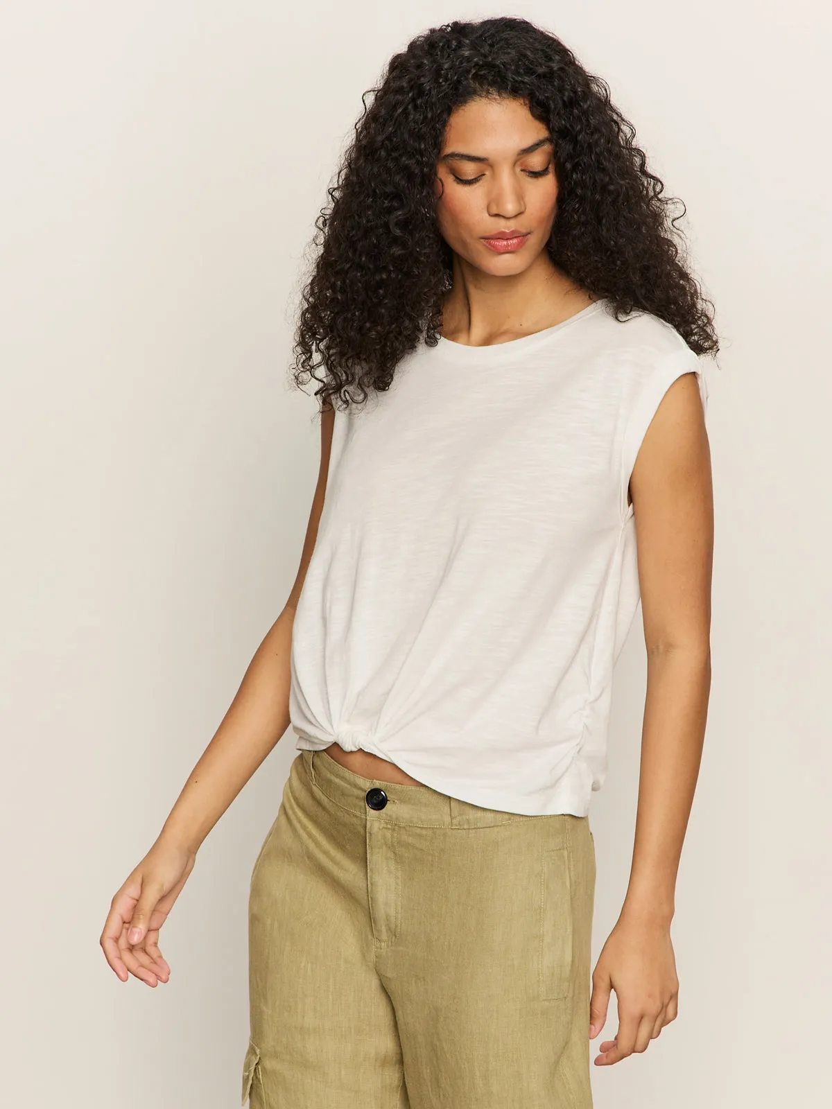Knotted Muscle Tee White