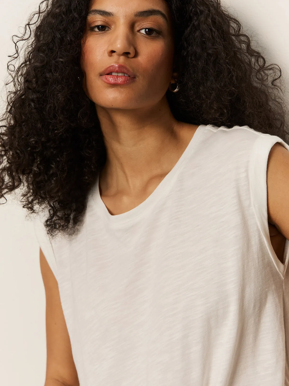 Knotted Muscle Tee White