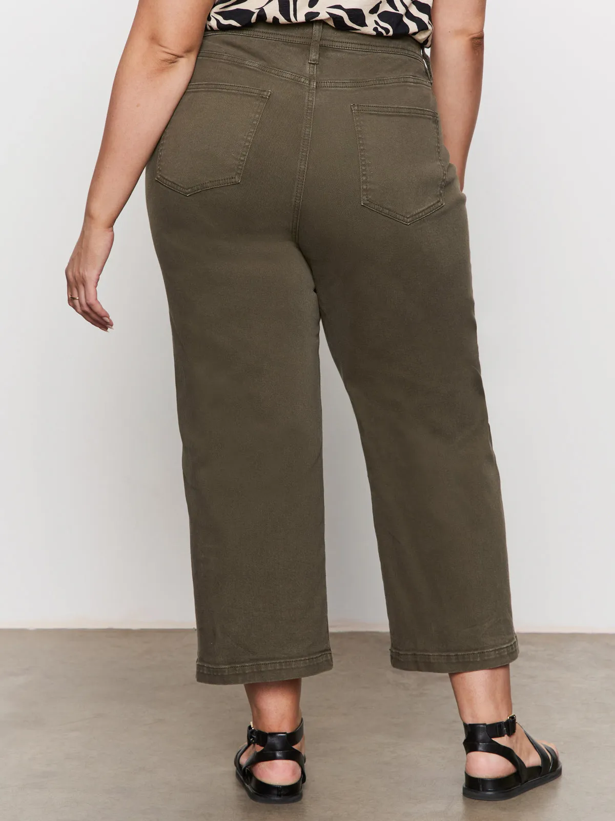 League Crop Jeans Fatigue Extended Sizing