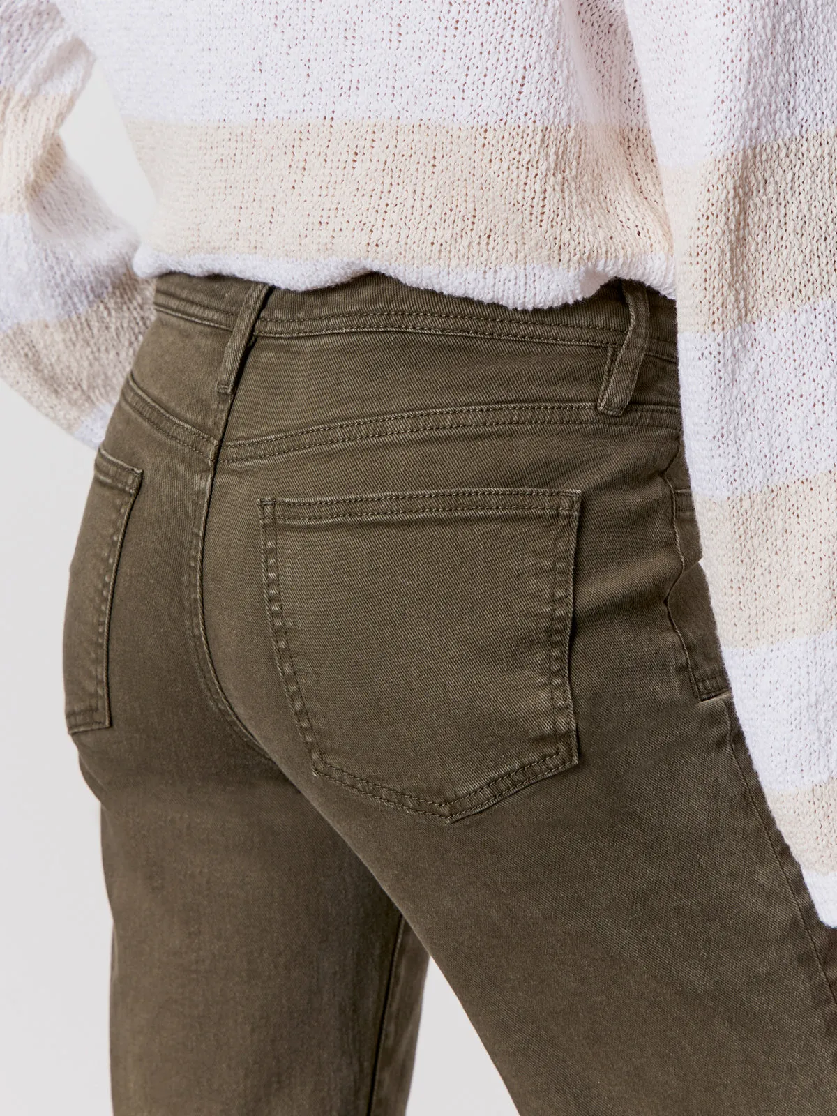 League Crop Jeans Fatigue