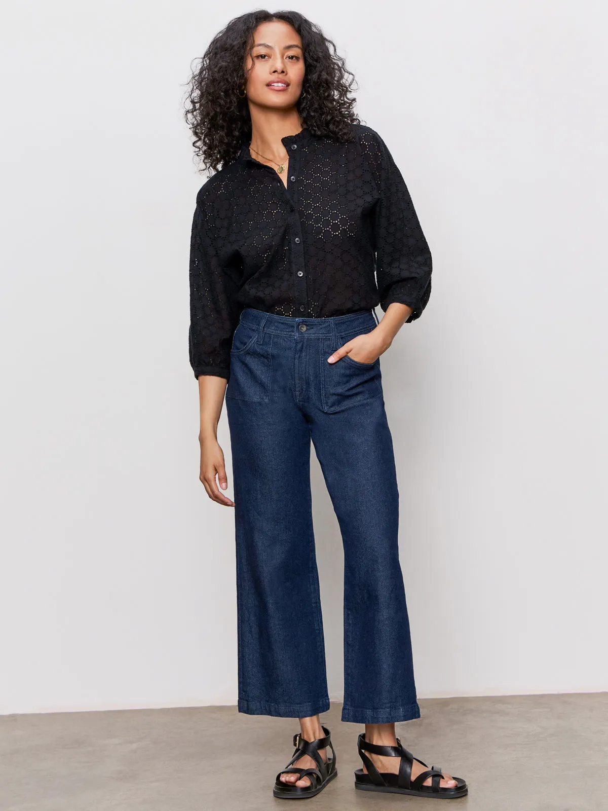 League Crop Jeans Plot Twist