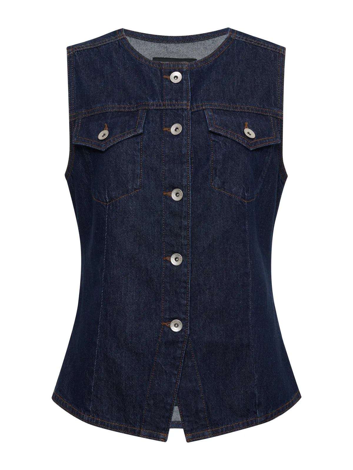 Maritime Denim Vest Perfect Storm
