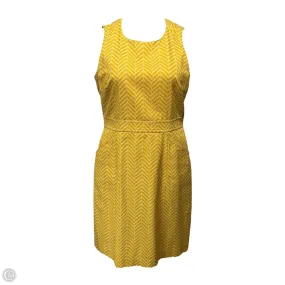 Meryl Sheath Dress Designer By Tory Burch In Yellow, Size: 10