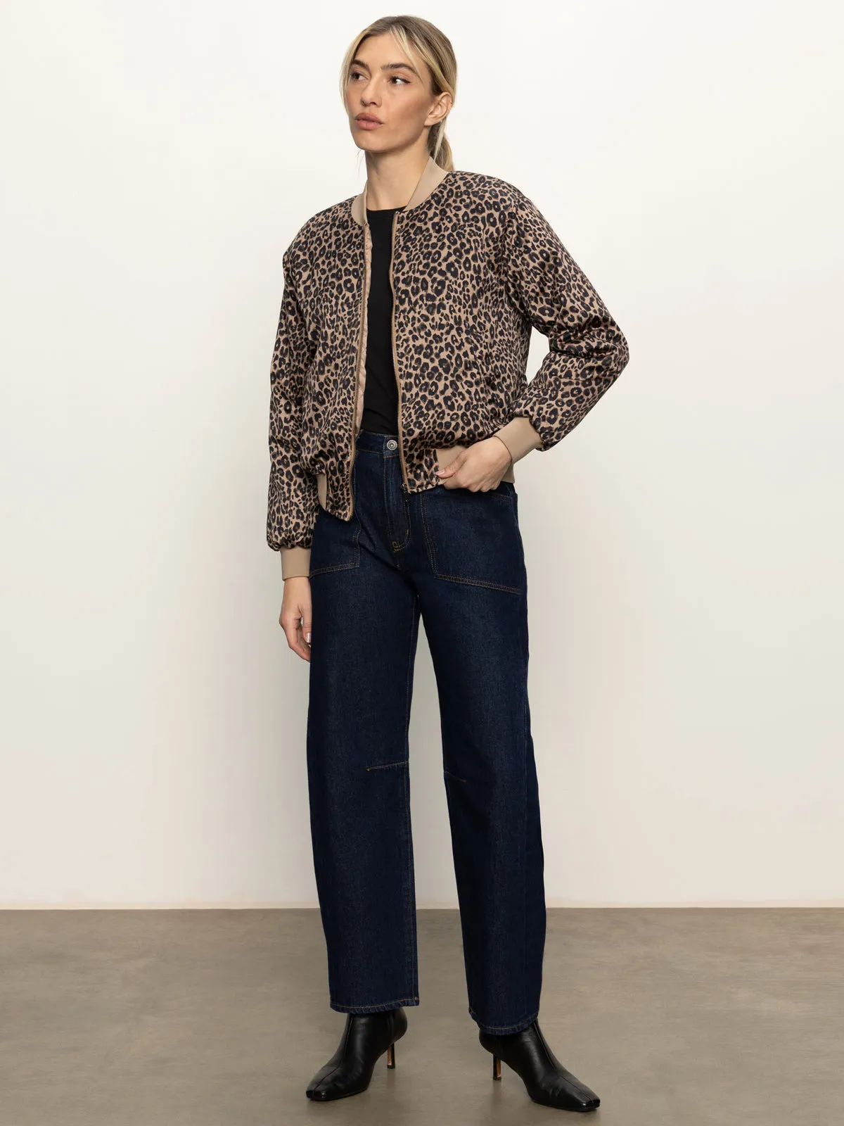 Monroe Sateen Bomber Jacket French Kitty
