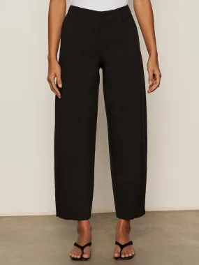 Polished Barrel Pant Black