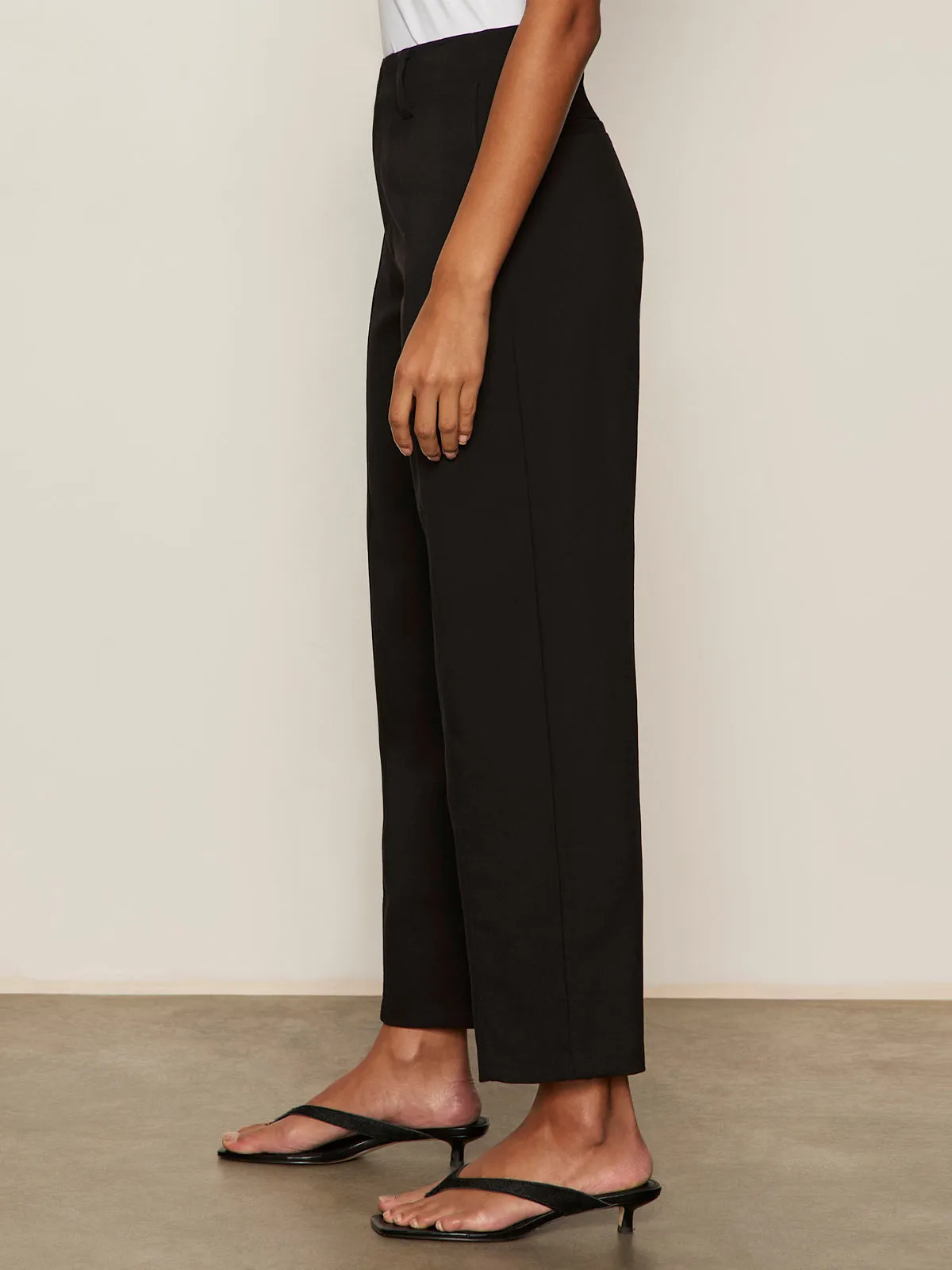 Polished Barrel Pant Black