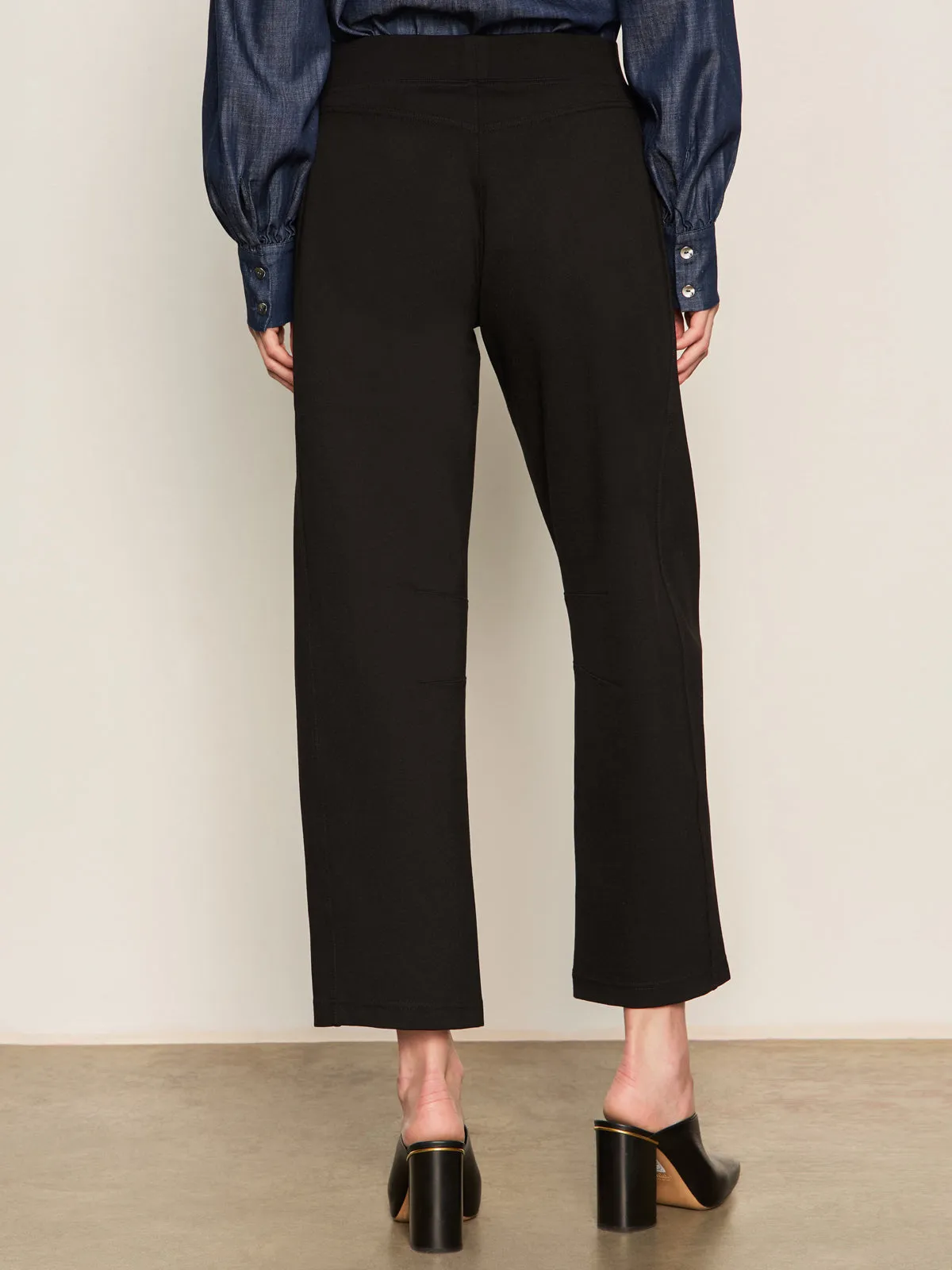 Ponte Barrel Trouser Black