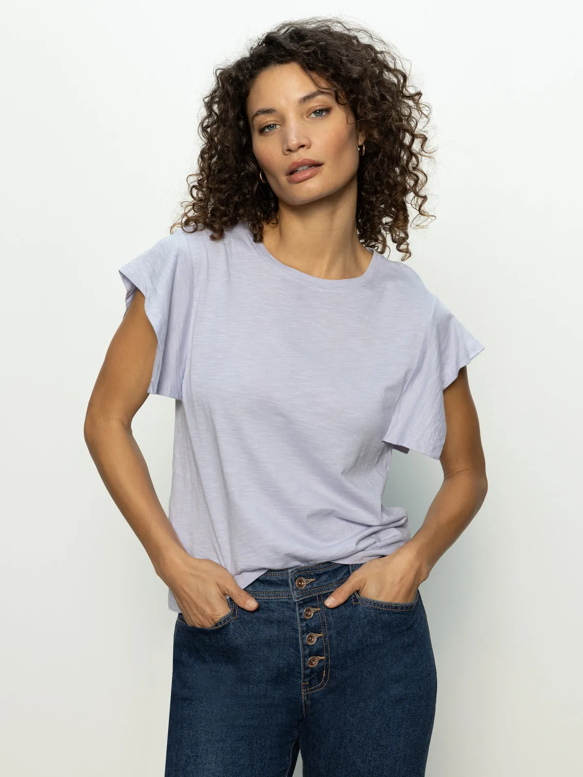 Relaxed Muscle Tee Lavender Mist