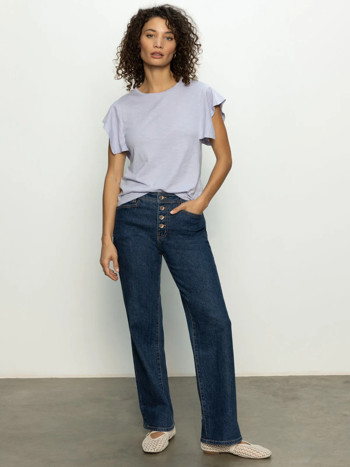 Relaxed Muscle Tee Lavender Mist