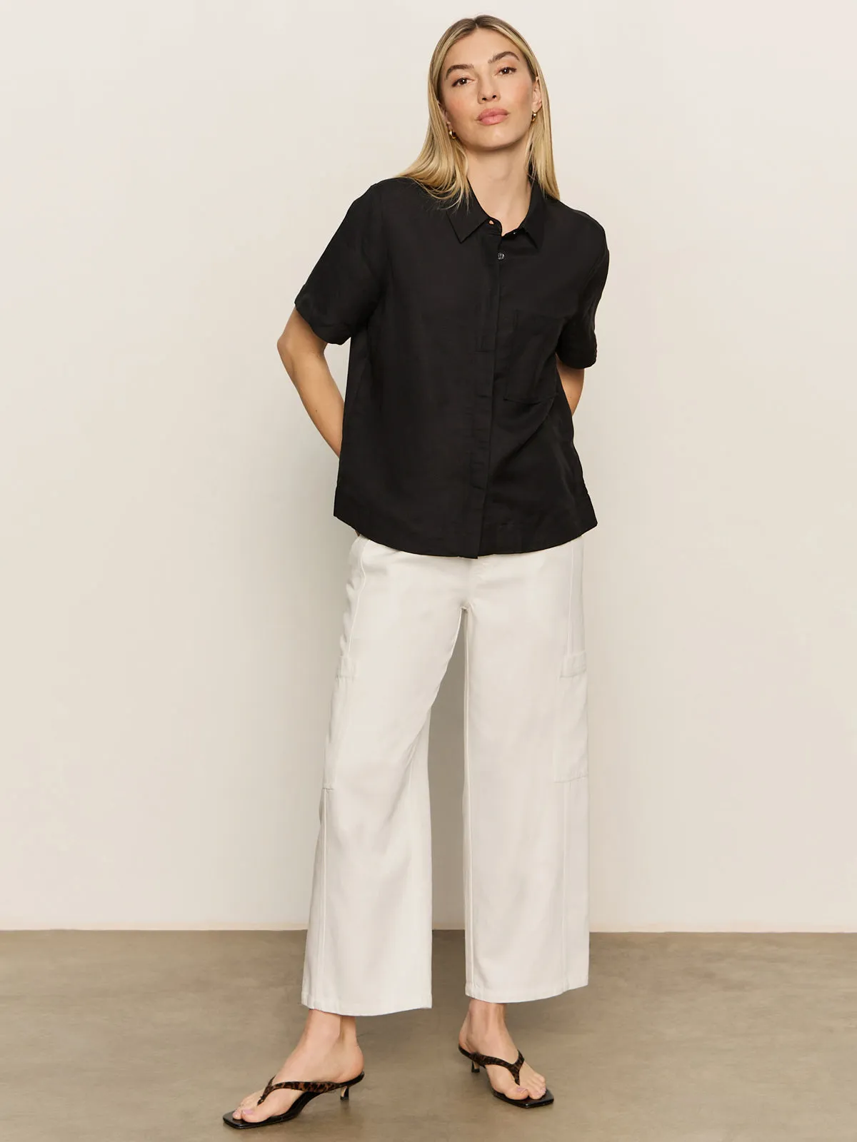 Relaxed Vacation Shirt Black