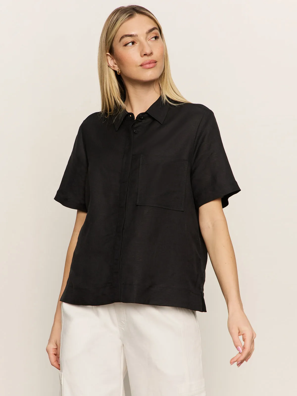 Relaxed Vacation Shirt Black