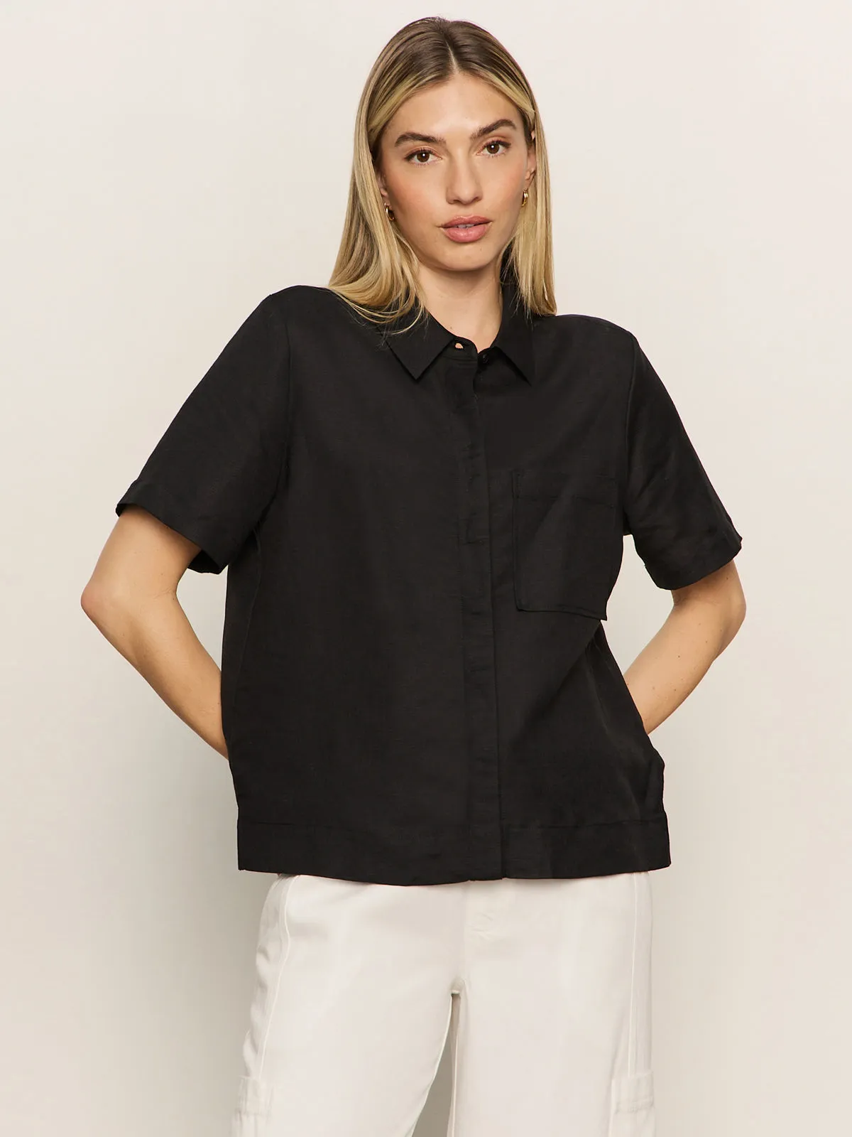 Relaxed Vacation Shirt Black