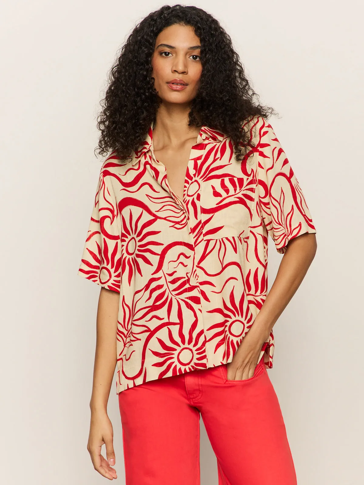 Relaxed Vacation Shirt Sunny Riviera