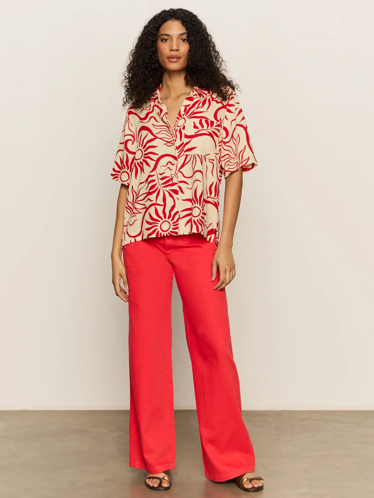 Relaxed Vacation Shirt Sunny Riviera