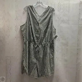 Romper By Shein In Striped Pattern, Size: 4x