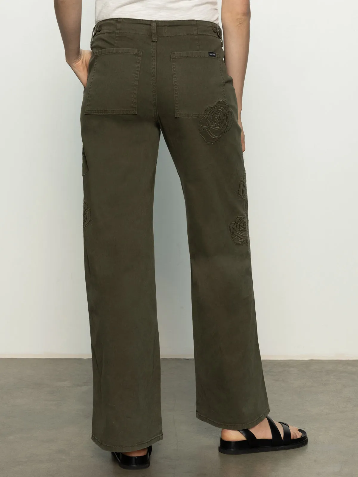 Rosette Army High Rise Pant Kalamata