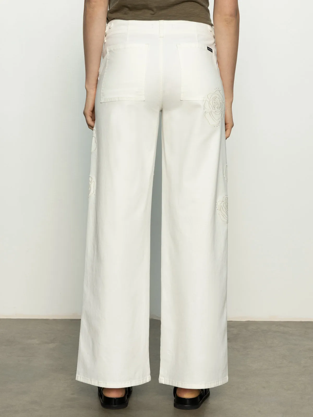 Rosette Army High Rise Pant Powdered Sugar