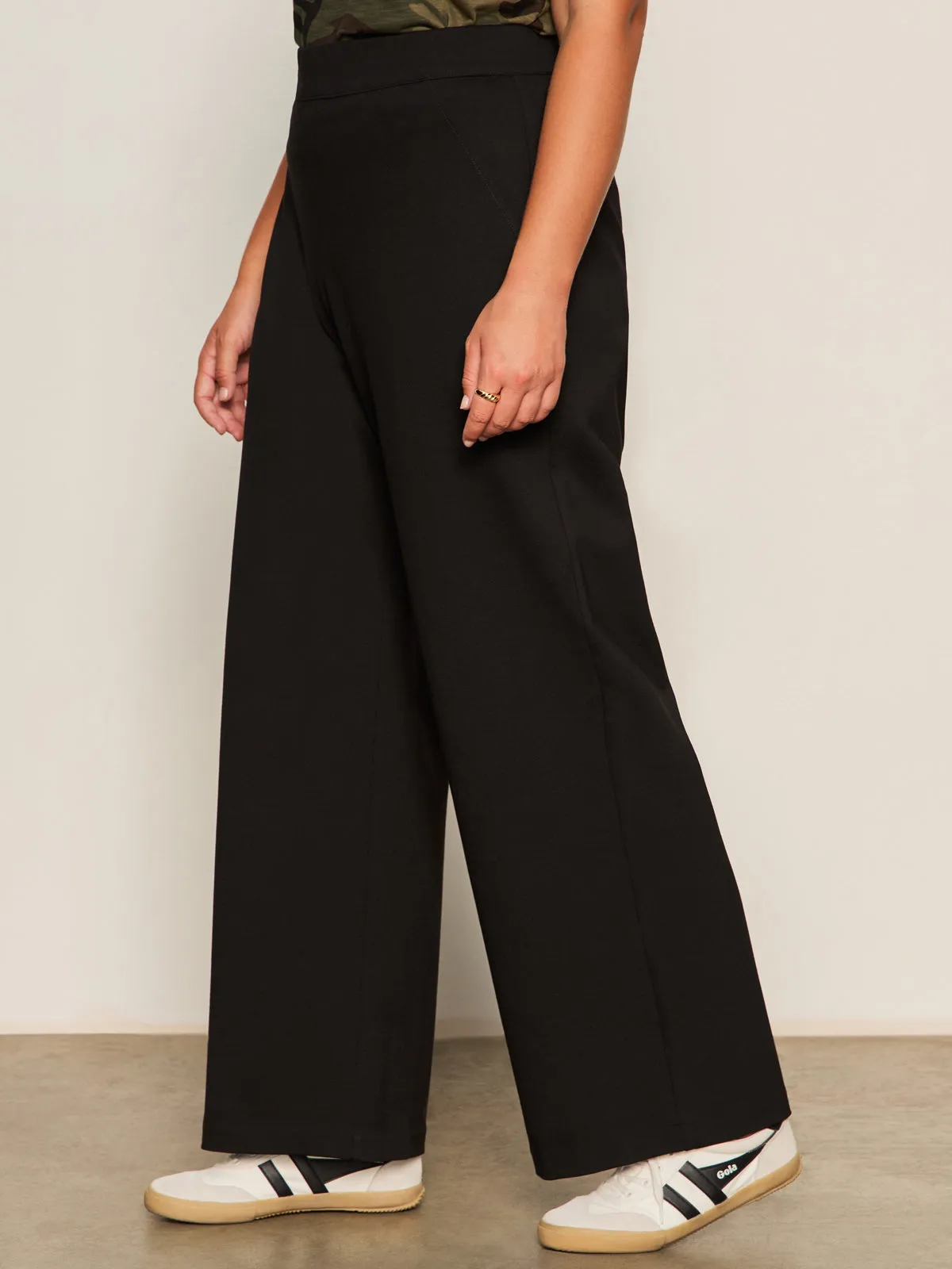 Runway Ponte Trouser Black Extended Sizing