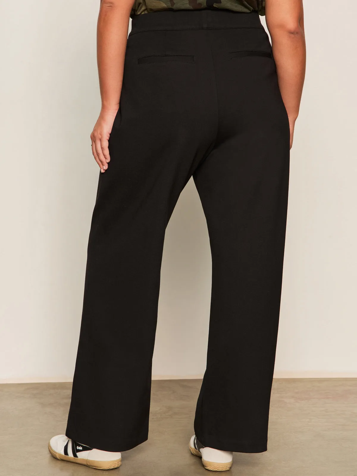 Runway Ponte Trouser Black Extended Sizing