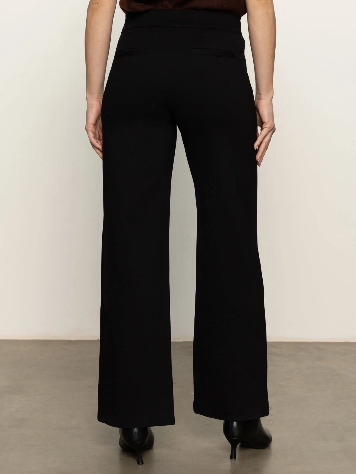 Runway Wide Leg Legging Black
