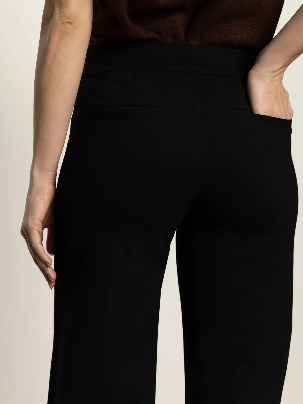 Runway Wide Leg Legging Black