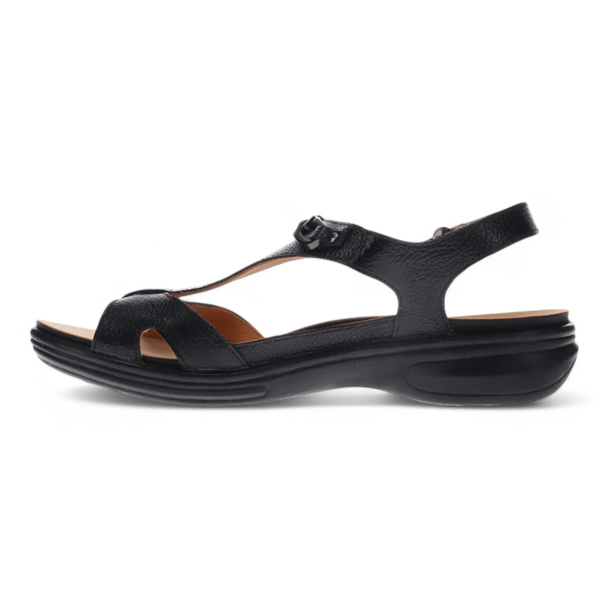 Santa Clara 3-Strap Adjustable Comfort Sandal - Effortless Comfort with Elegant Detail