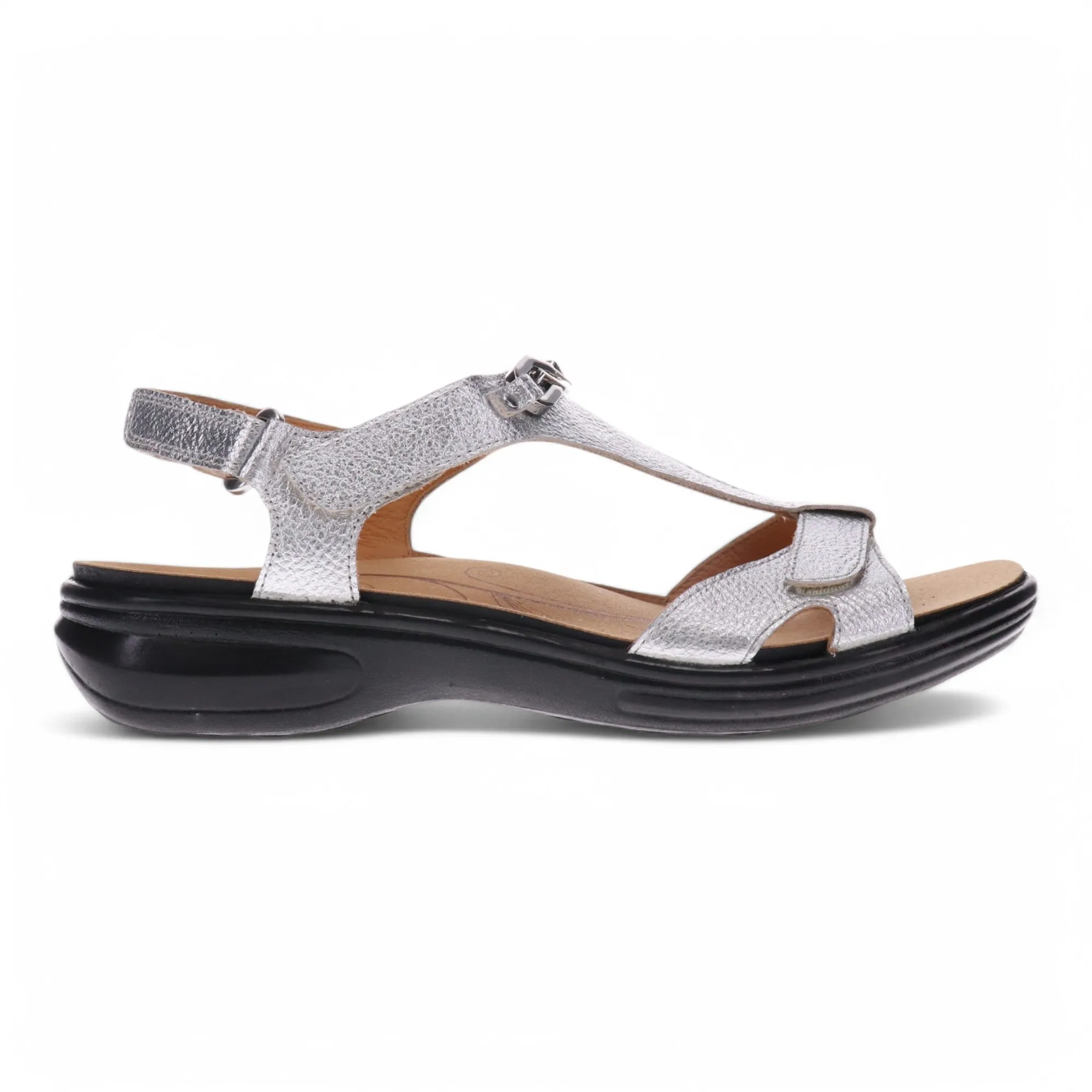 Santa Clara 3-Strap Adjustable Comfort Sandal - Effortless Comfort with Elegant Detail