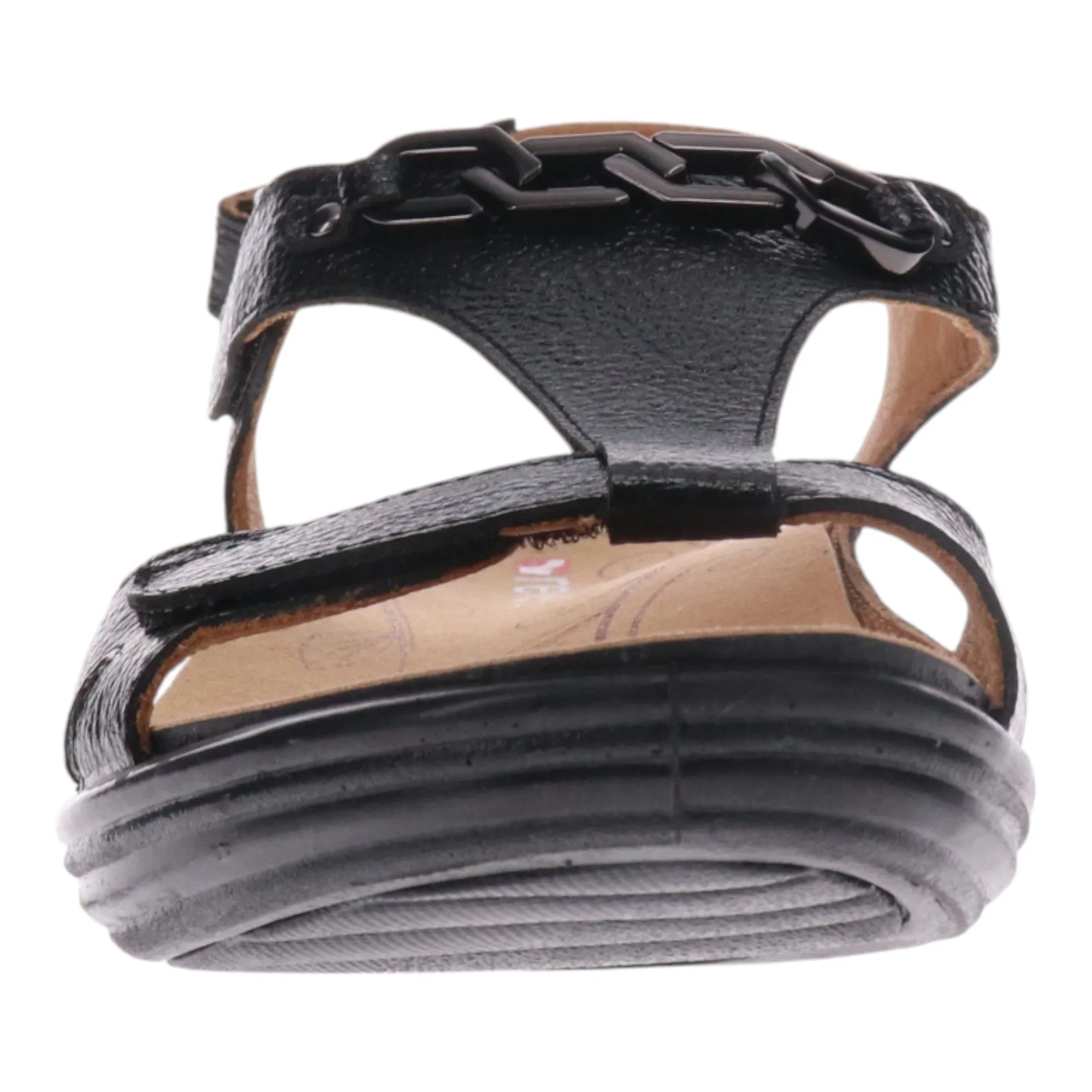 Santa Clara 3-Strap Adjustable Comfort Sandal - Effortless Comfort with Elegant Detail