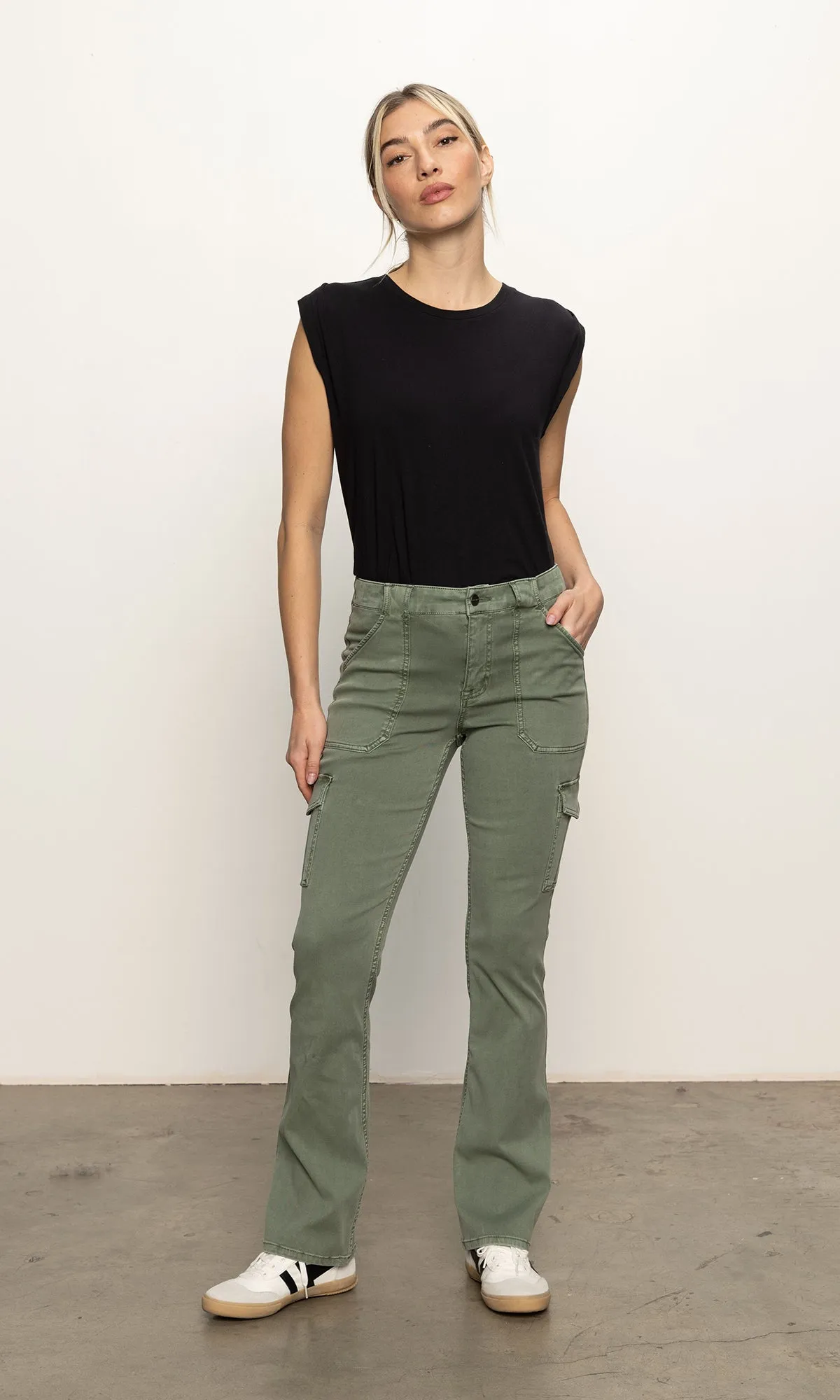 Sculpted Hayden Bootcut Pant Dark Spruce