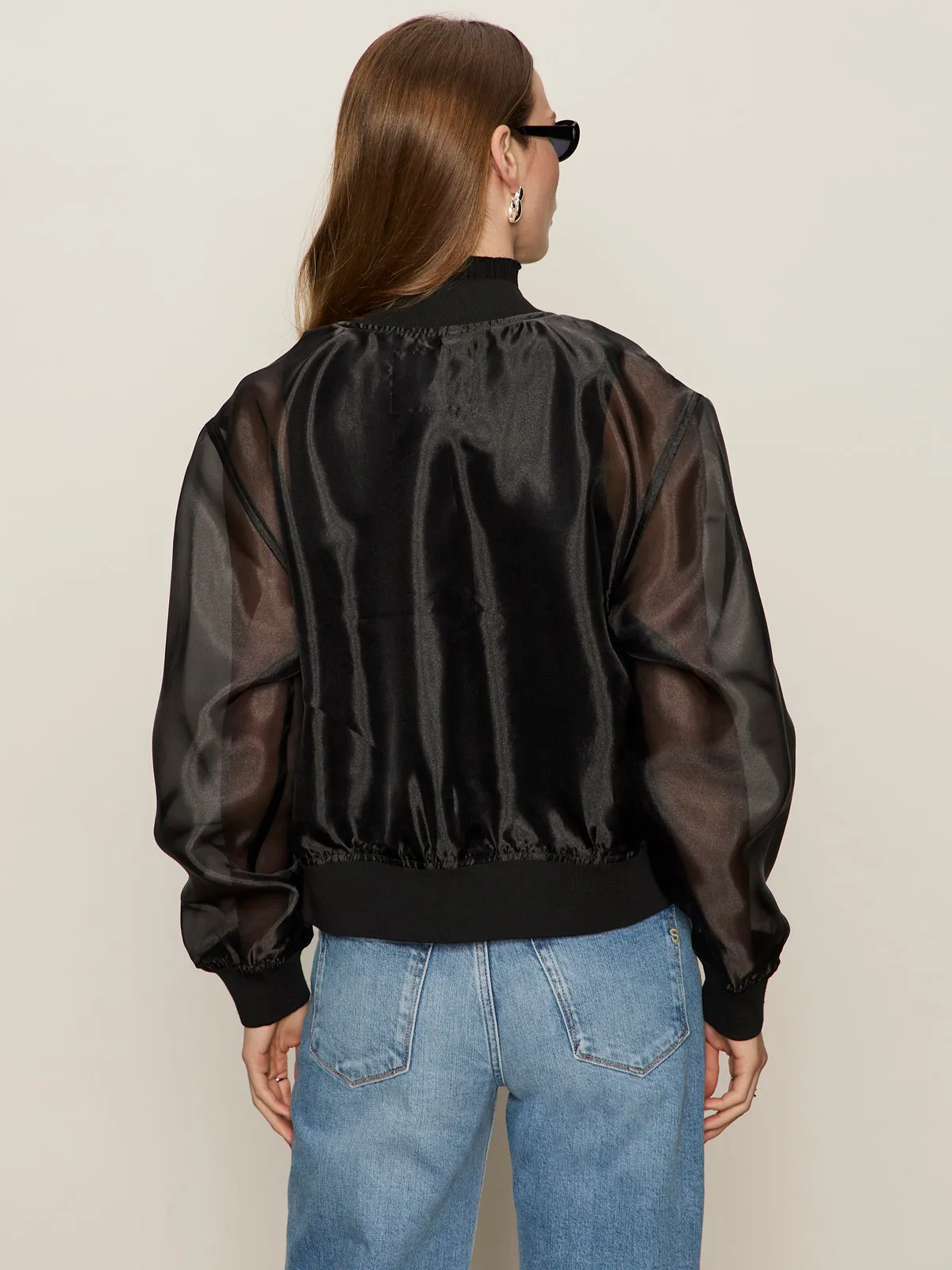 Shane Organza Bomber Black
