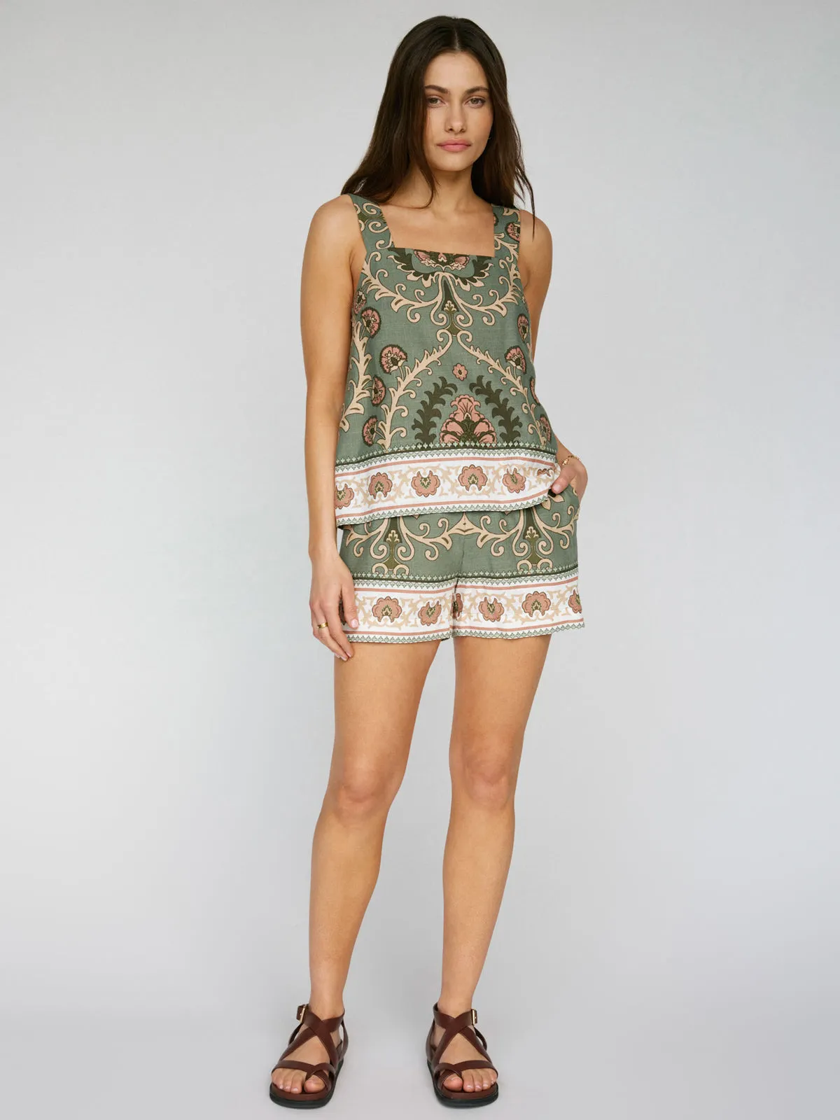 Spring Breaker Semi High Rise Short Mezzo Sage