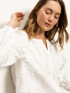 Sunday Bouquet Blouse White