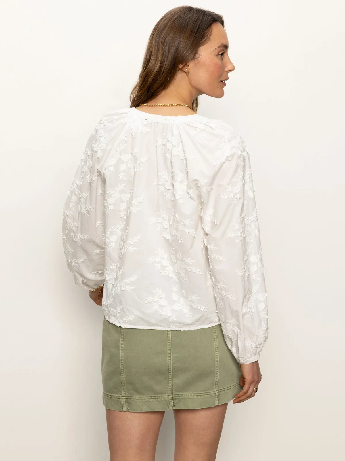 Sunday Bouquet Blouse White