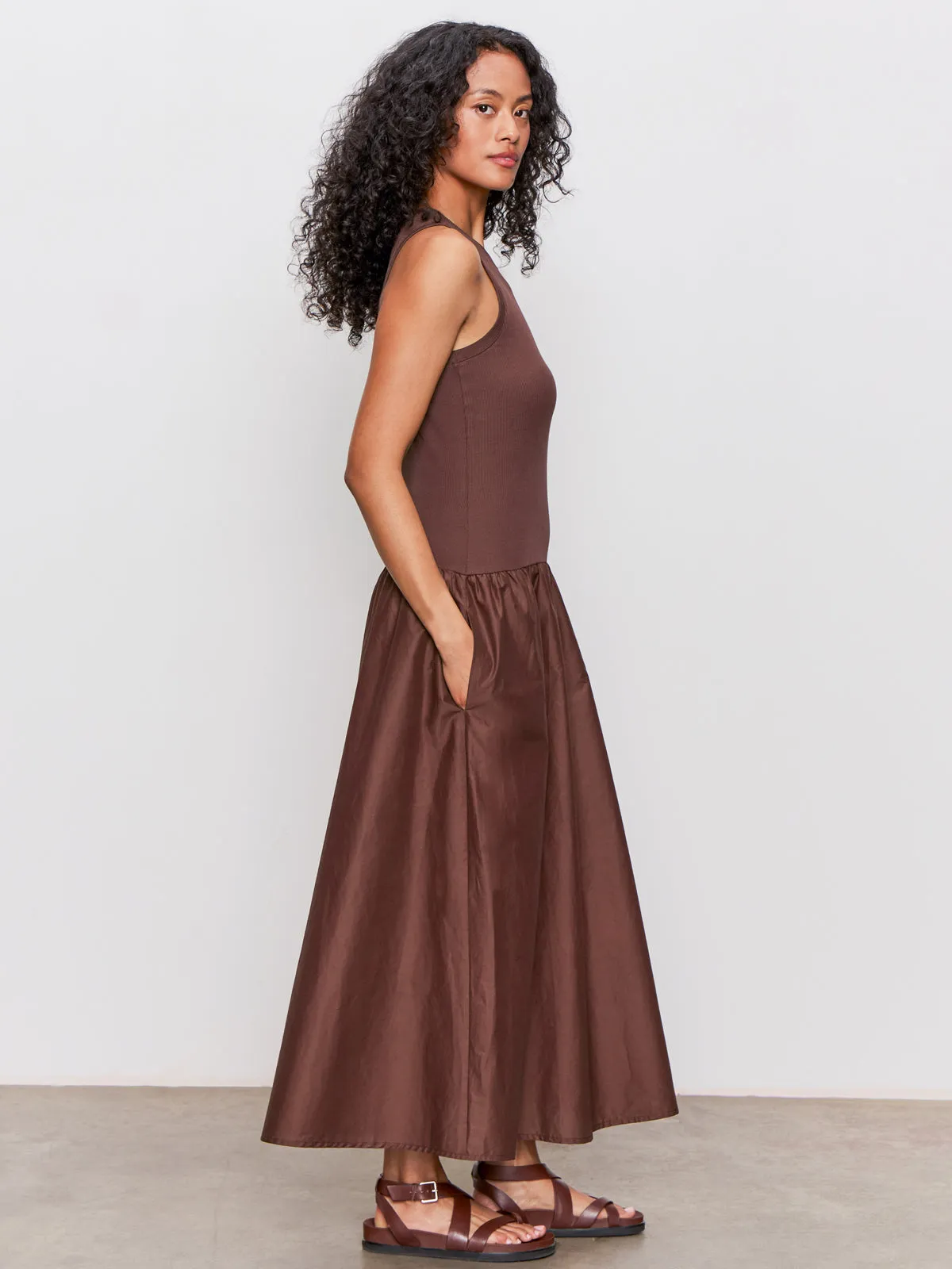 Take Me Away Midi Dress Mesa