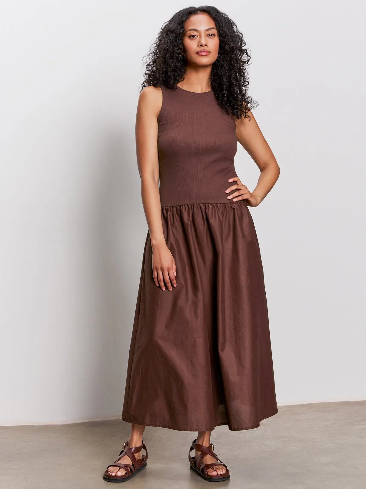 Take Me Away Midi Dress Mesa